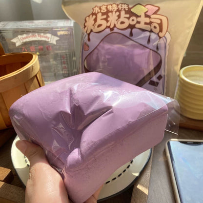 Mellow Cotton Toast Slow Rising Squishy Stress Relief Decompression Toy