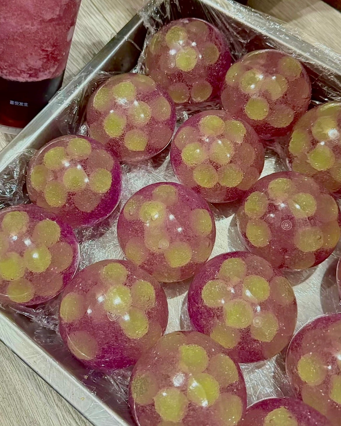 Stress Ball Grapes Squishy Stress Relief Decompression Toy