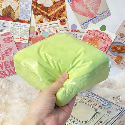 Mellow Cotton Toast Slow Rising Squishy Stress Relief Decompression Toy