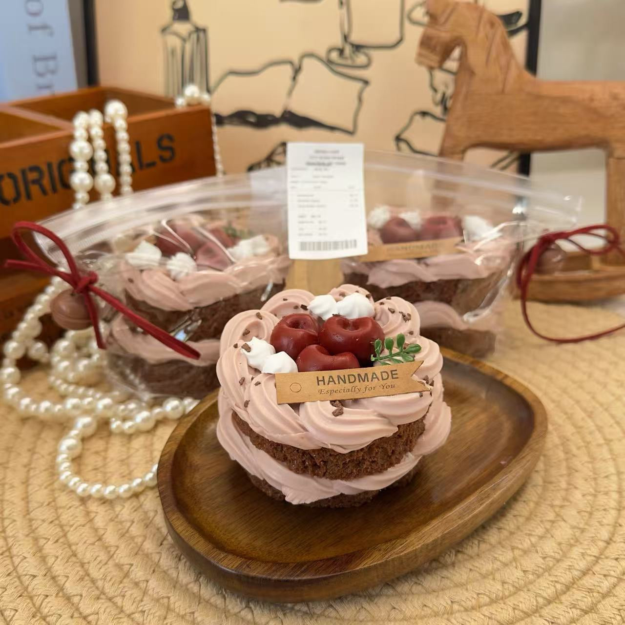 Fruit Birthday Cake Squishy Stress Relief Decompression Toy