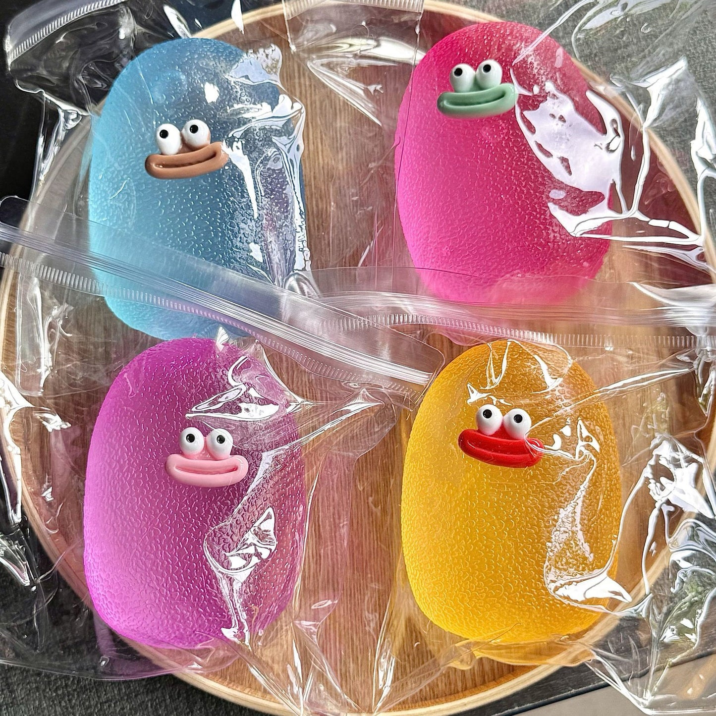 Stress Ball Jelly Ball Squishy Stress Relief Decompression Toy