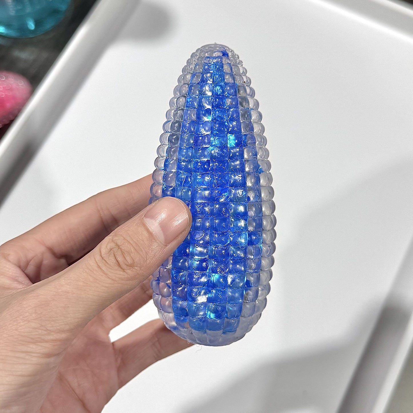 Stress Ball Corn w/ Beads Squishy Stress Relief Decompression Toy