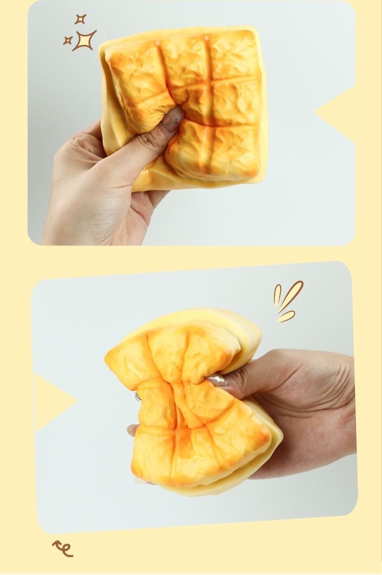 Toast Slow Rising Squishy Stress Relief Decompression Toy – PinkPinkSquishy