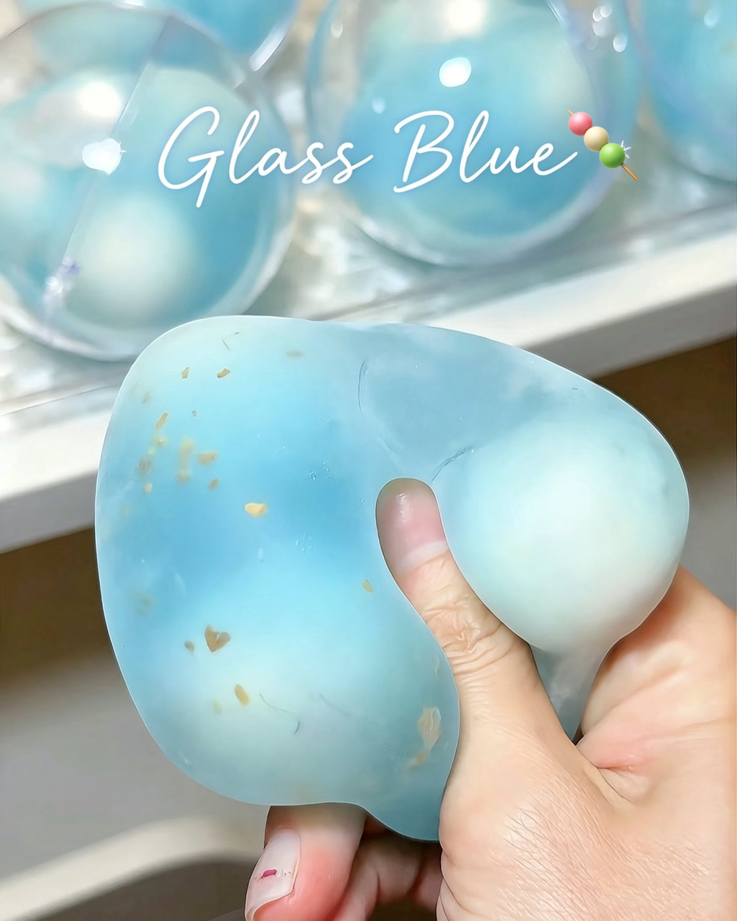 Vaseline Crack Ball Mochi Stress Ball Squishy Stress Relief Decompression Toy