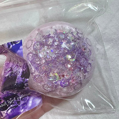 Crunchy Floral Stress Ball Squishy Snow