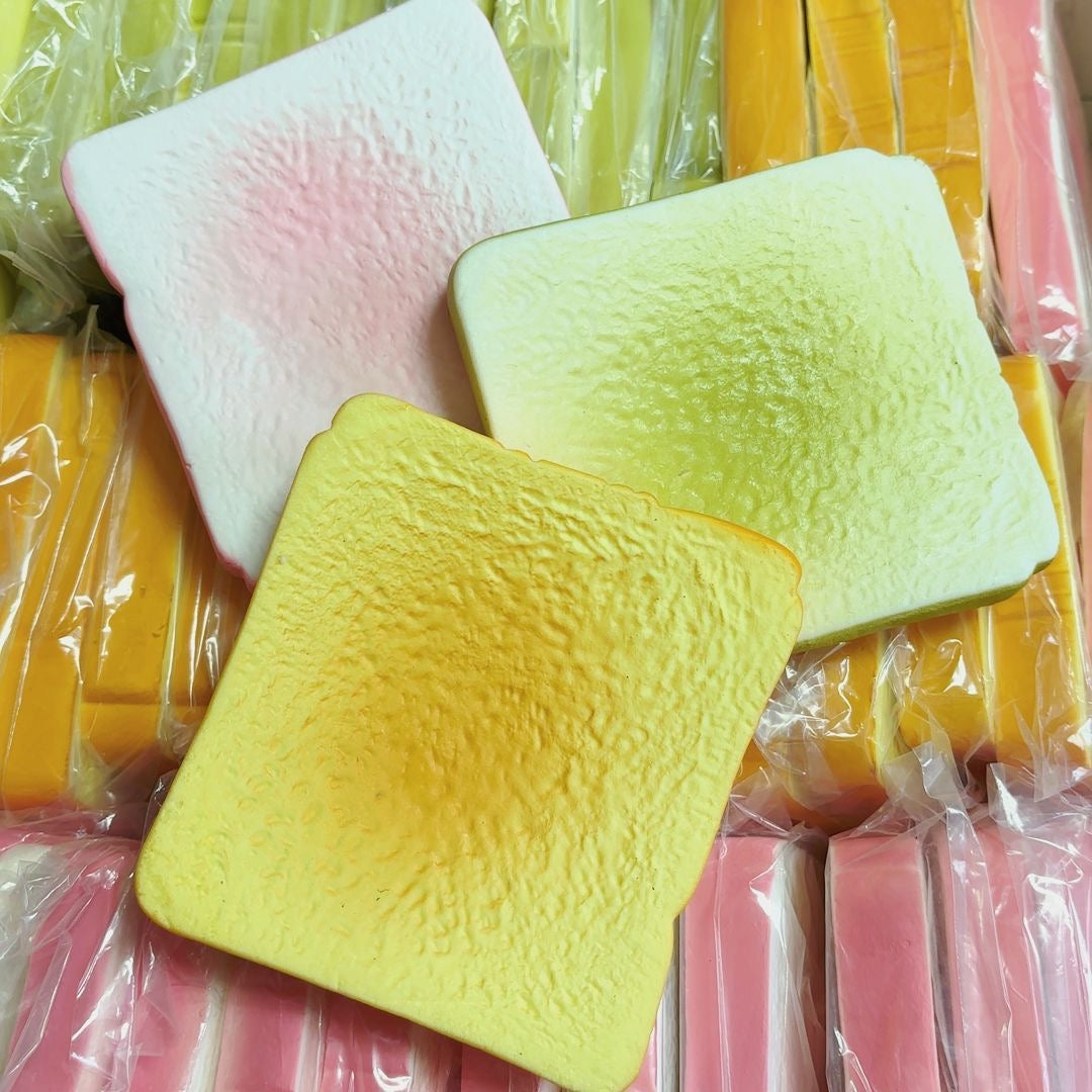Milky Toast Slice Slow Rising Squishy Stress Relief Decompression Toy