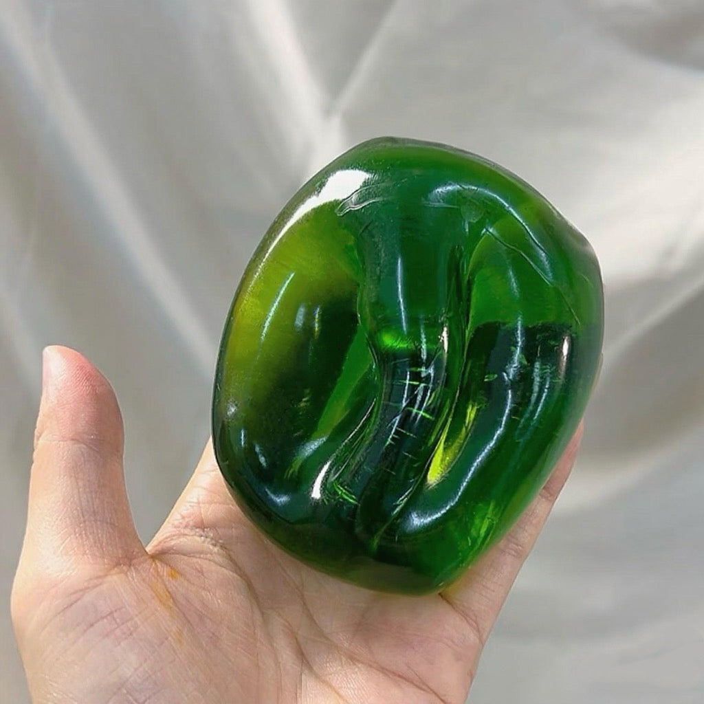 Stress Ball Cube Coconut Oil Squishy Stress Relief Decompression Toy