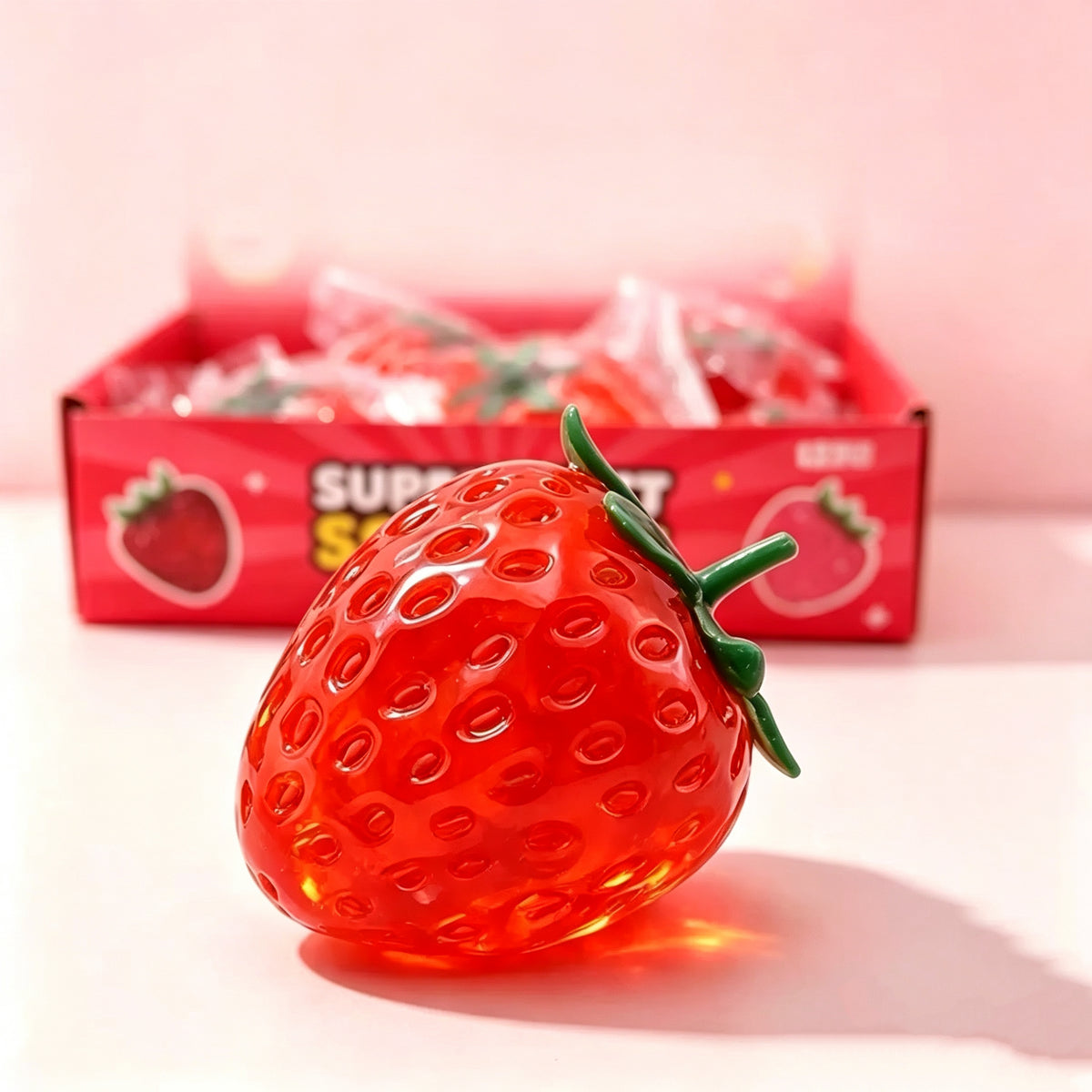 Vaseline Strawberry Stress Ball Squishy