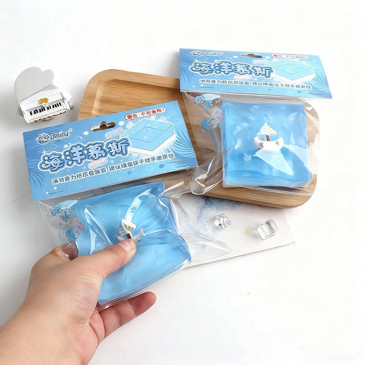Ocean Cube Squishy Stress Relief Decompression Toy