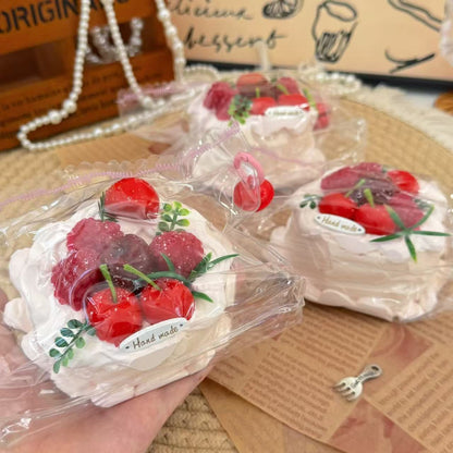 Raspberry Cake Squishy Stress Relief Decompression Toy