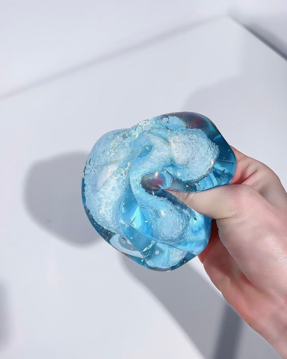Maltose Snow Ball Stress Ball Squishy Stress Relief Decompression Toy