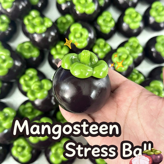 Mangosteen Blcoks Stress Ball Squishy Stress Relief Decompression Toy