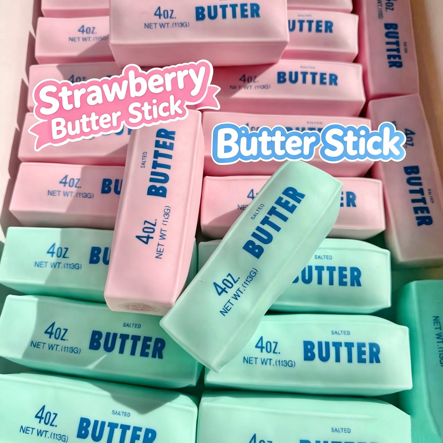Crunchy Butter Stick Stress Ball Squishy Stress Relief Decompression Toy