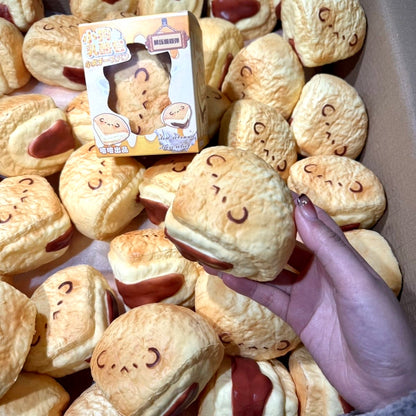 Cheese Bun Slow Rising Squishy Stress Relief Decompression Toy