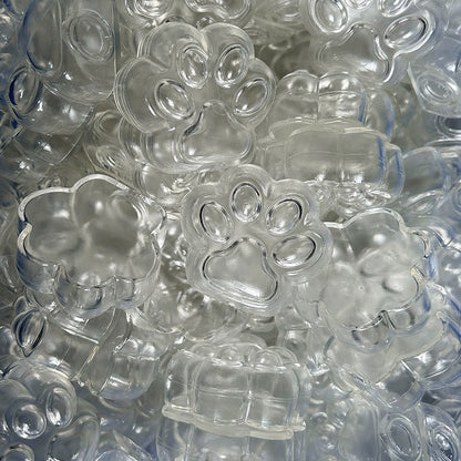 Transparent Cat Paw Stress Ball Skin 5.5cm