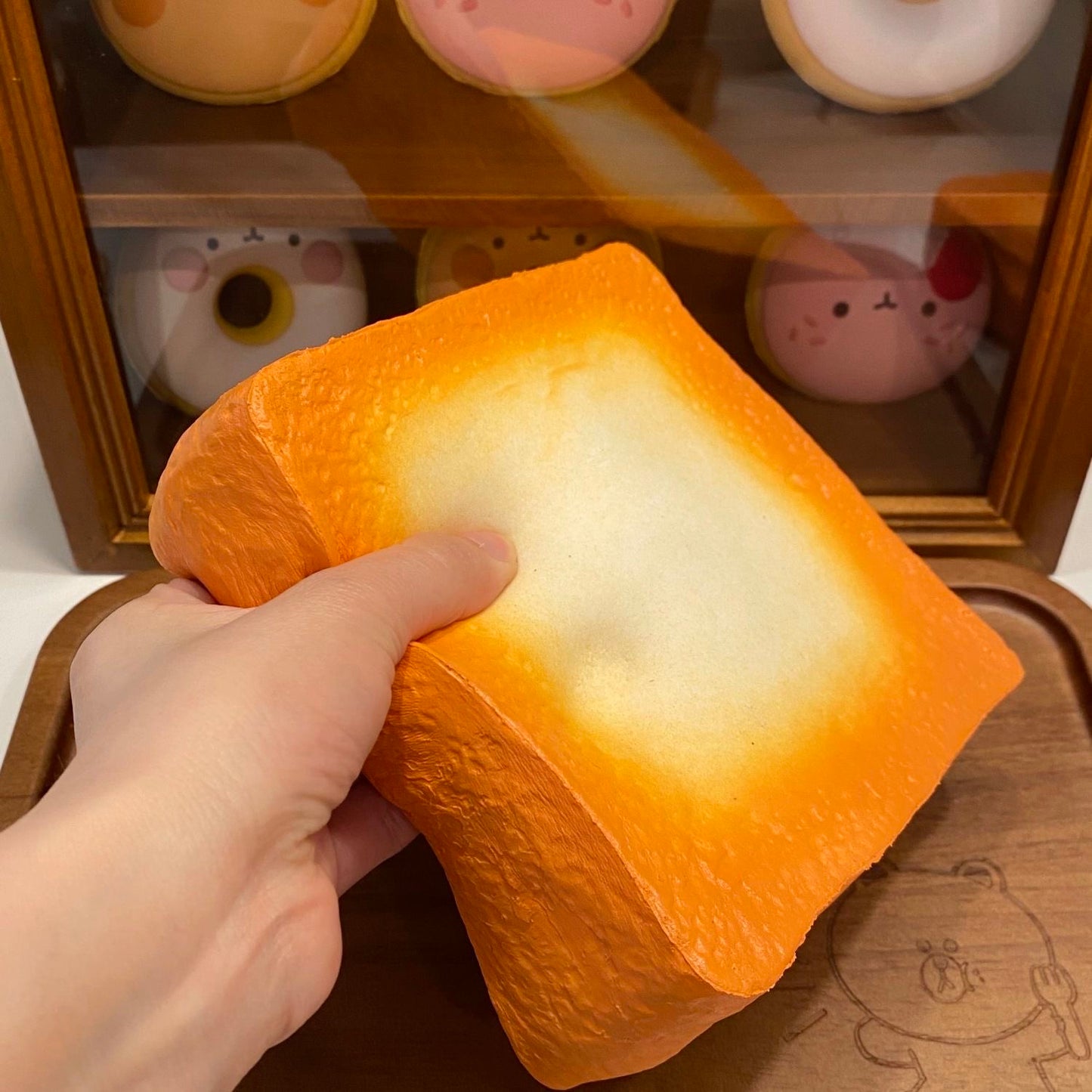 Slow Rising Squishy Bread Brick Stress Relief Decompression Toy