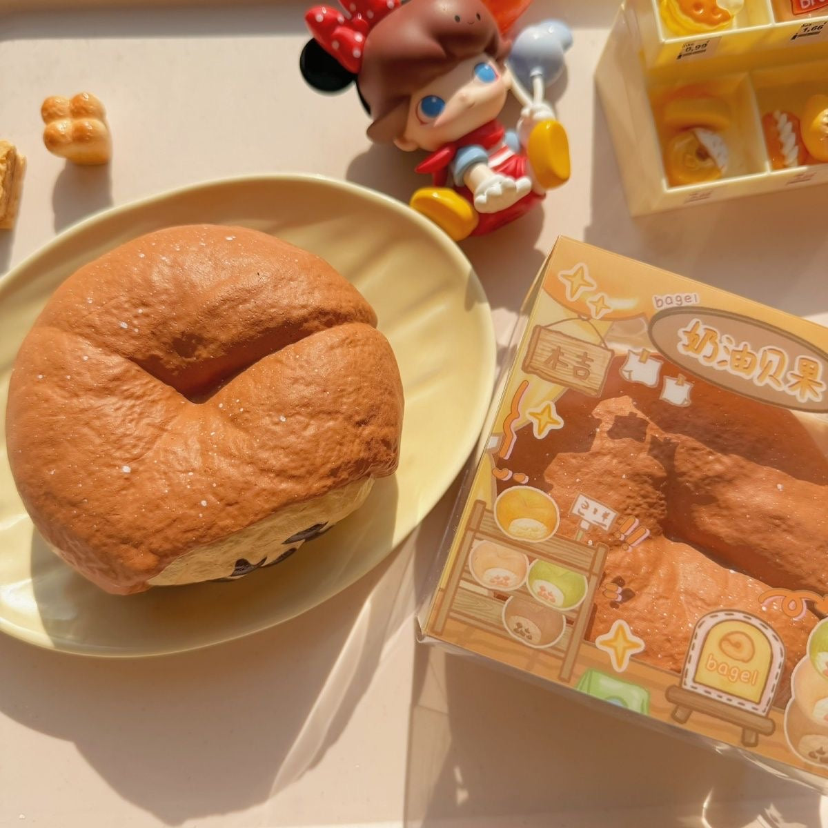 Bagel Slow Rising Squishy Stress Relief Decompression Toy