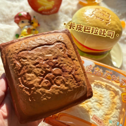 Capybara Toast Slow Rising Squishy Stress Relief Decompression Toy