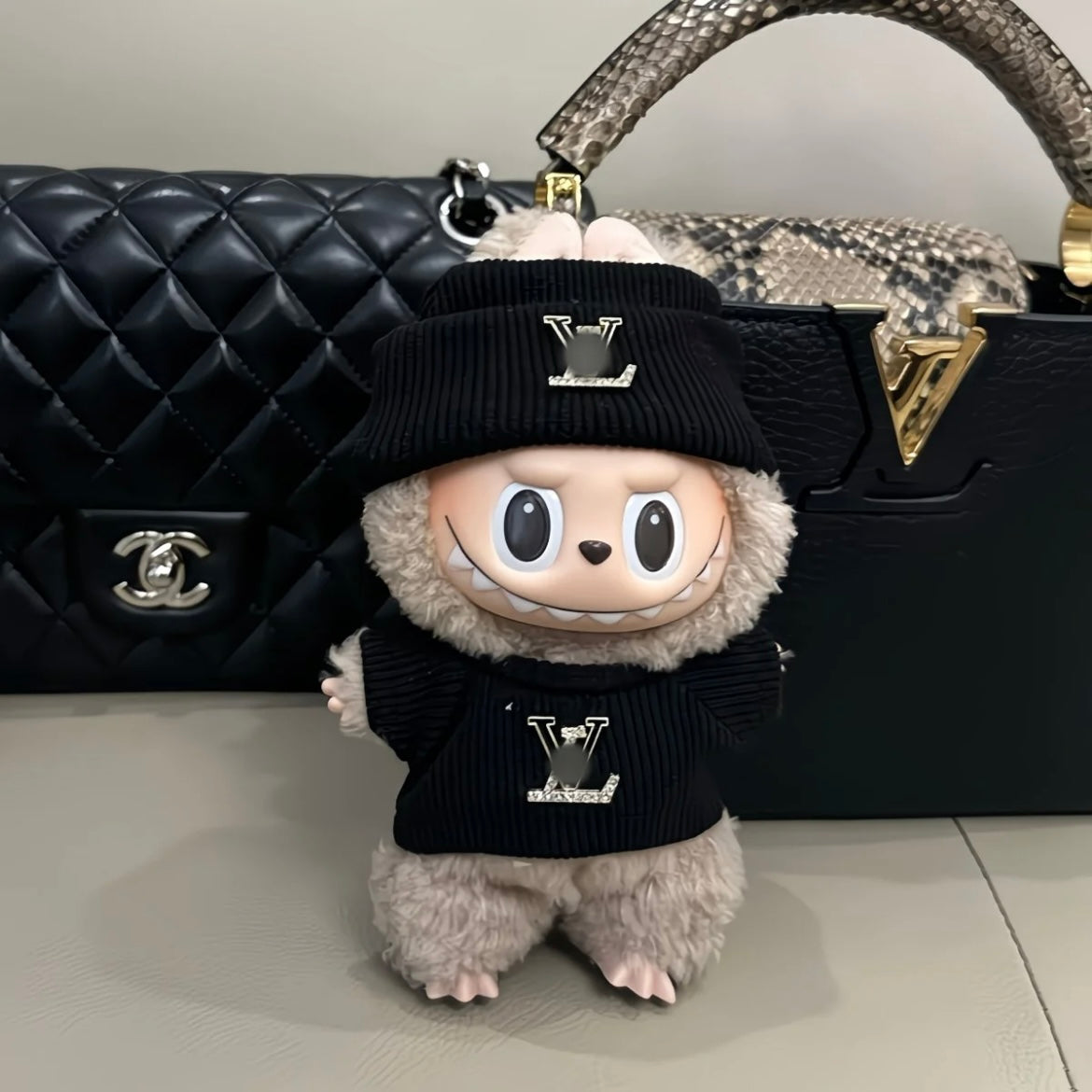 Labubu LV Outfit- Handmade Unique Designs Clothes for Labubu Plush Doll