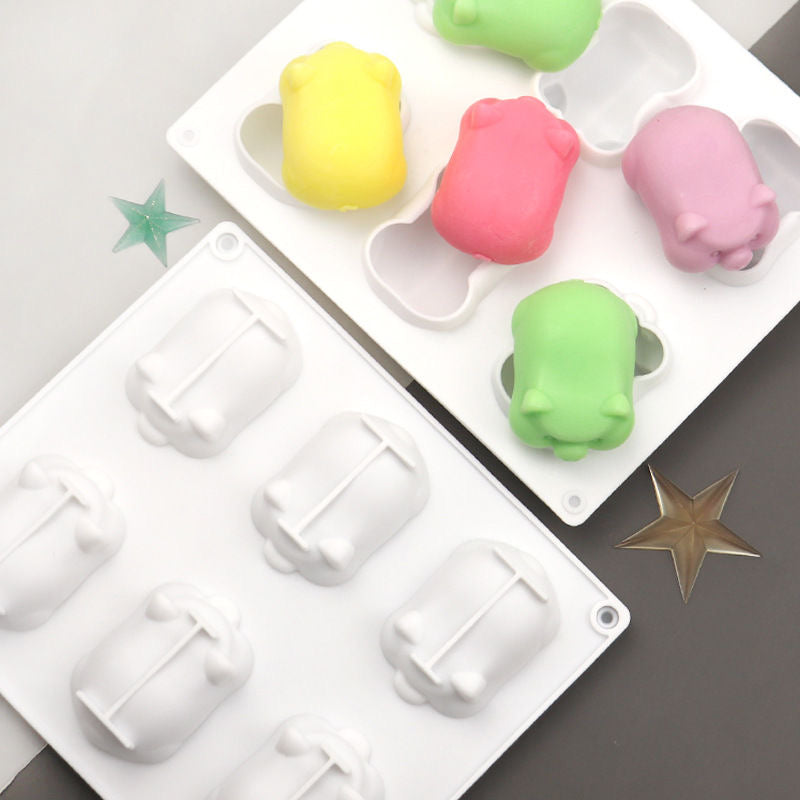 Piggy Molds for Squishy Epoxy Resin UV Resin Wax