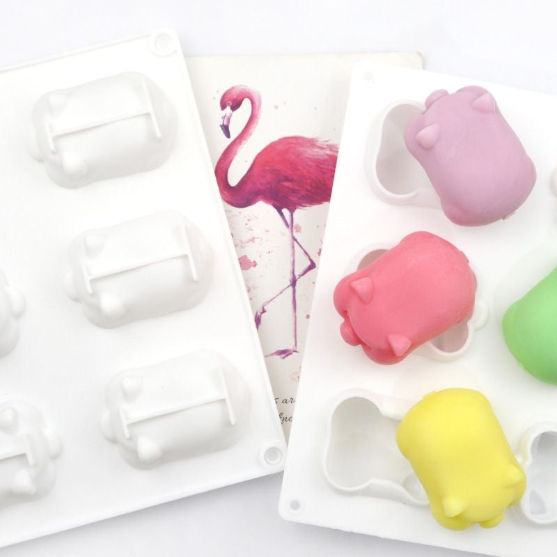 Piggy Molds for Squishy Epoxy Resin UV Resin Wax