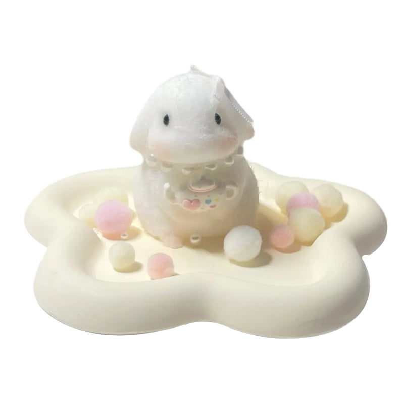 Squishy Bunny Stress Relief Decompression Toy w/ Flocking