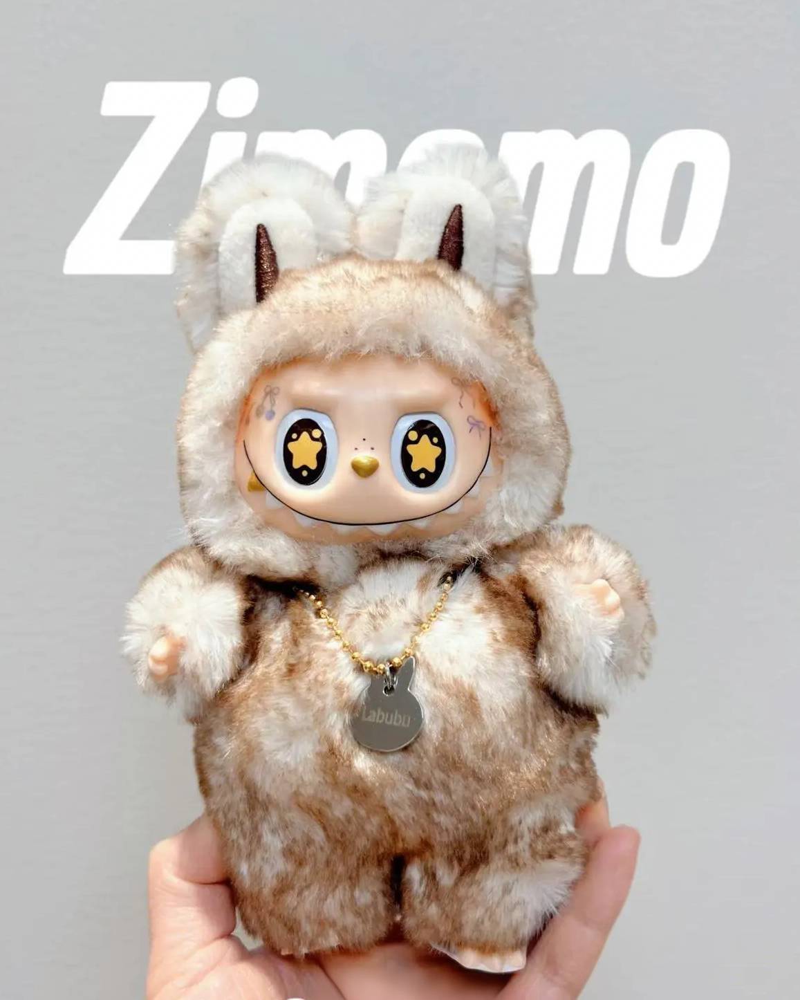 Labubu Rengeas Retrofit Labubu Plush Toy - Handmade Unique Labubu Custom Design ...