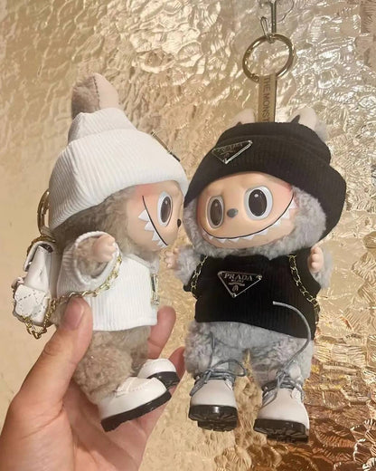 Labubu LV Outfit- Handmade Unique Designs Clothes for Labubu Plush Doll